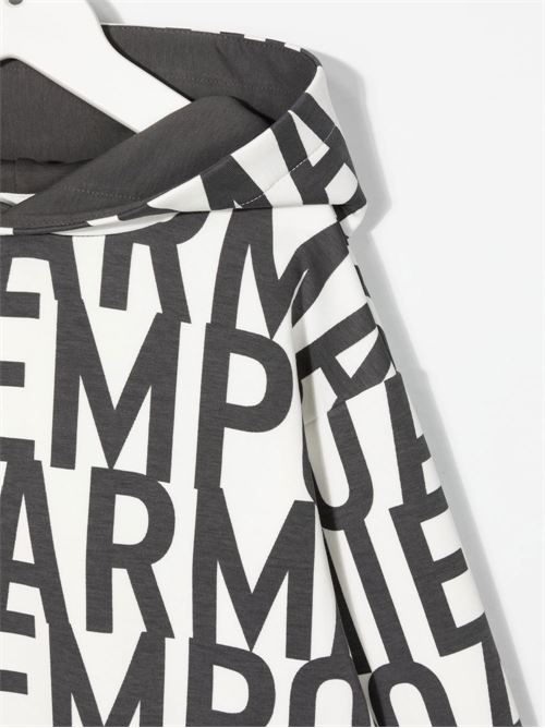 Felpa con scritte EMPORIO ARMANI KIDS | 6L4MJE1JHSZF174